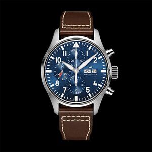 IWC IW377714 Pilots Chronograph Le Petit Prince Blue Steel Special Edition Day-D